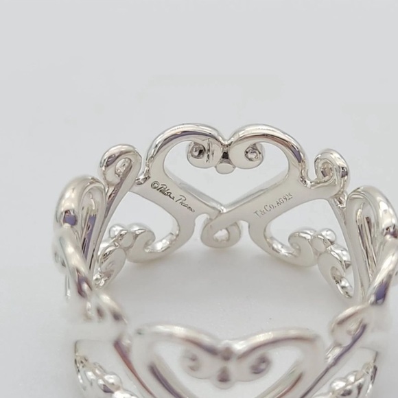 Tiffany and co Paloma Picasso Venezia Goldini Heart Ring Size 6 3/4 - Picture 2 of 2